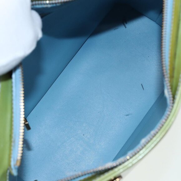 Louis Vuitton Green Monogram Vernis Houston Hand Bag - Picture 14 of 16